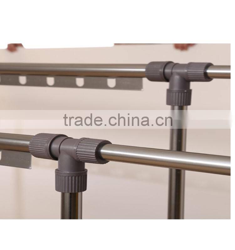 Aluminium Standing and Movable Style Laundry Rack Hanger