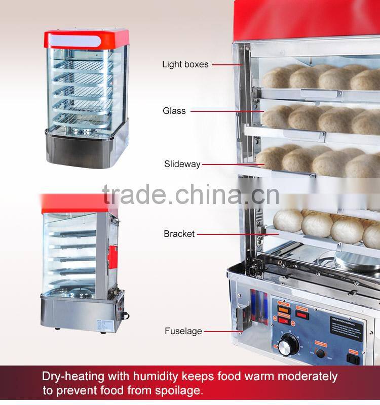 2016 New Product Durable Food Display Steamer Mechanical Type as Professional Kitchen Equipment