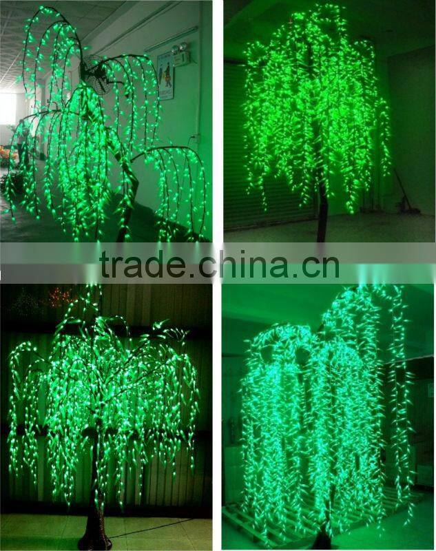 Hot-sale weeping willow garden decorative led tree