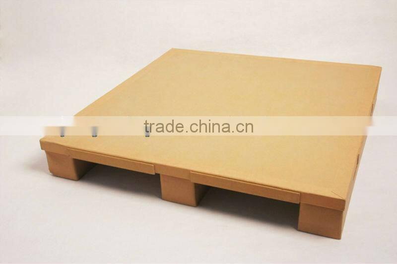 Professional Recyclable 1100 x 800 x 130 mm Corrugated Cardboard Paper Pallet
