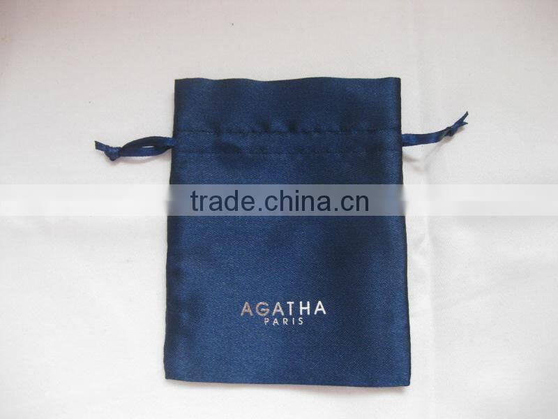 small satin jewelry drawstring pouch bags