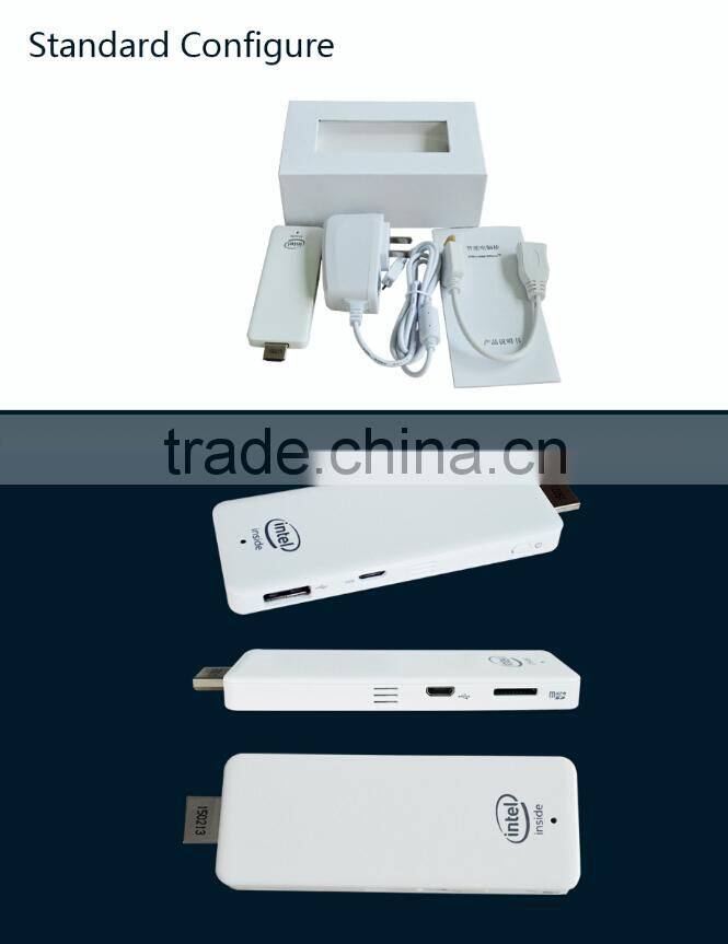 mini pc dongle TV Wintel box Windows8.1 Dual OS Windows8.1 Android4.4 dual boot Smart TV box
