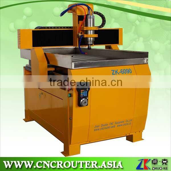 4 axis home business cnc metal/wood engraving machine 6090 with Mach3 controller