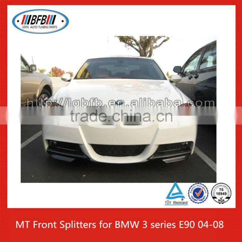 Carbon Fiber Front bumper Spoiler BUMPER Splitter Lip for BMW E90 MT FRONT BUMPER
