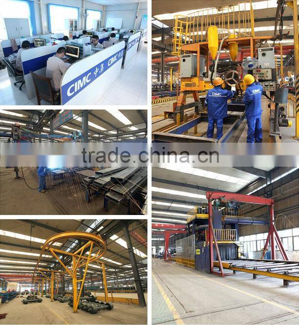 CIMC Factory Price Hydraulic Tipping Trailer, Hydraulic Lifting Trailer, Used Hydraulic Trailer