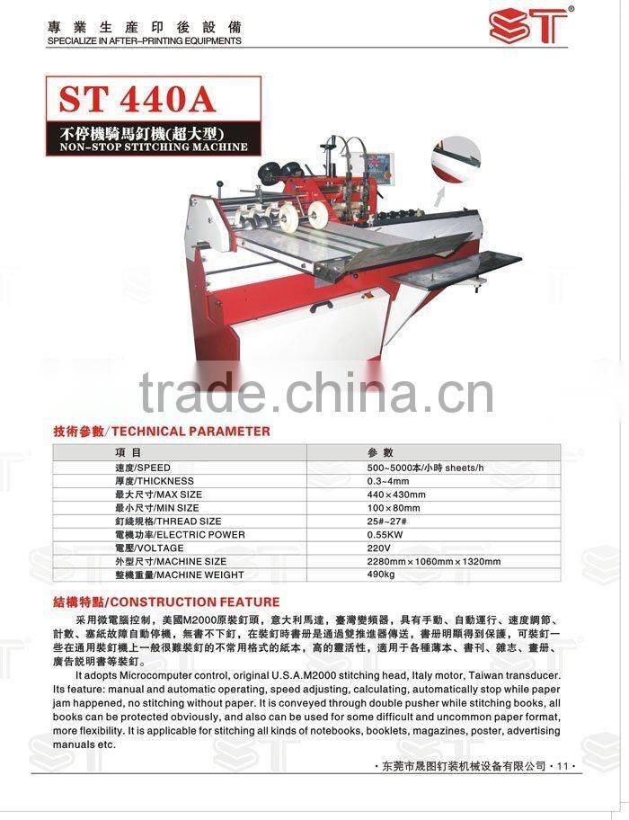 ST440A Non-stop Stitching Machine