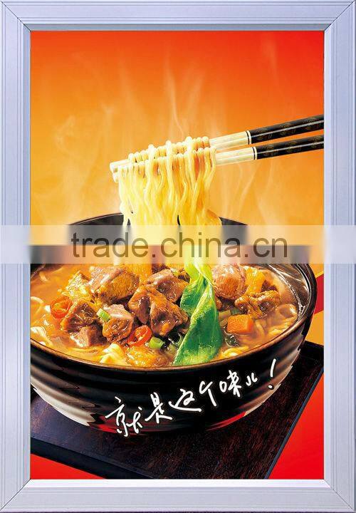 restaurant advertising led light box