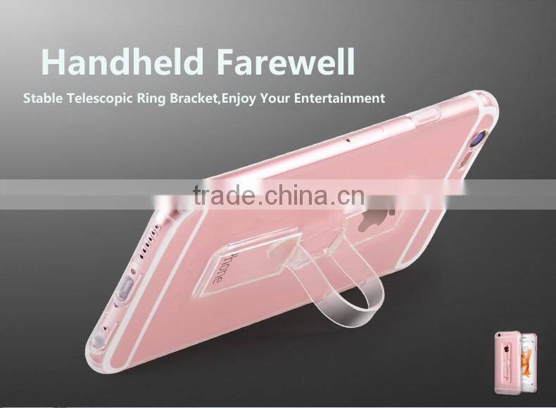 soft and super thin airbag phone case for iphone 6 ,TPU skidproof/shockproof phone case with hidden holder/AIRBAG PROTECTION