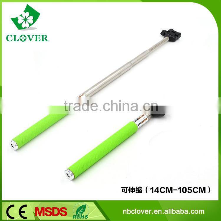Top selling sireless remote control telescopic baton selfie stick monopod