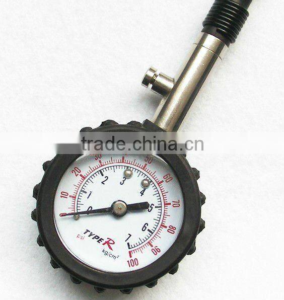 rubber tube Tire Pressure Gauge