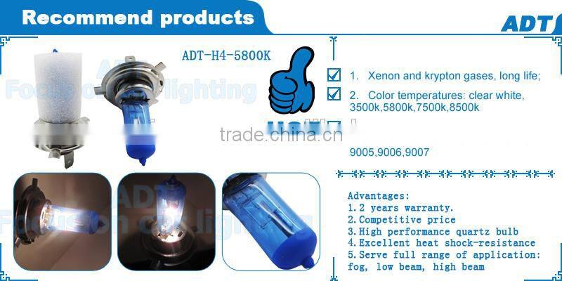 H4 5800K Plasma halogen bulb xenon super white crystal white h4