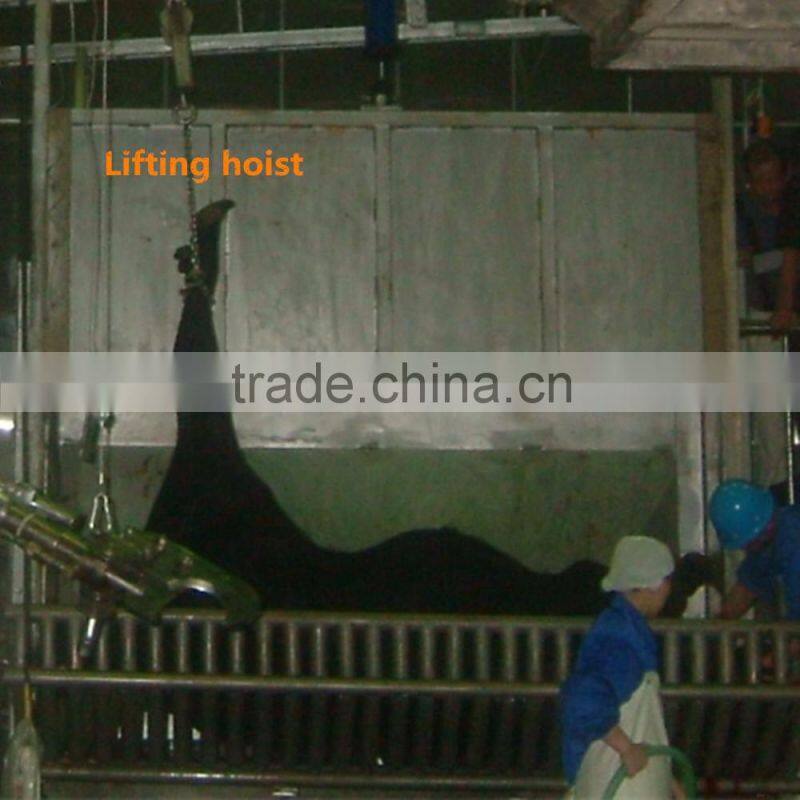 Livestock cattle pneumatic reverse case for islamic slaughter