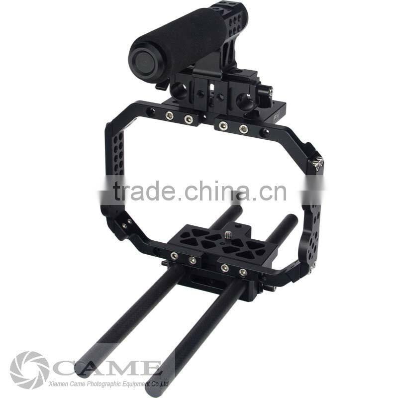 Clearance Sale F&V BMC Cage for BlackMagic Design Cinema Camera 15mm Rail Advanced BMCC Kit