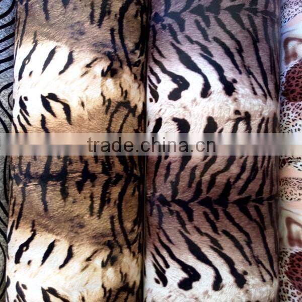 2016 new product fashion Printing PVC synthetic leather for bags/ decoration