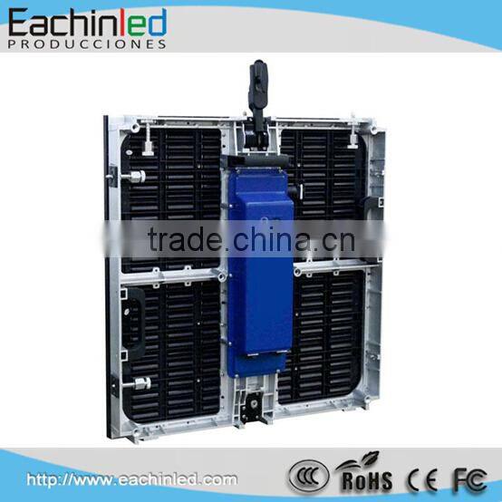 HD video p8 outdoor full color led rental display cabinet