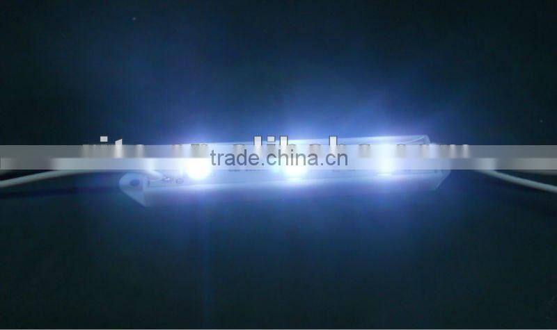 3pcs 5050 SMD LED module,plastic case,WHITE color,DC12V,20pcs a string;75mm*12mm
