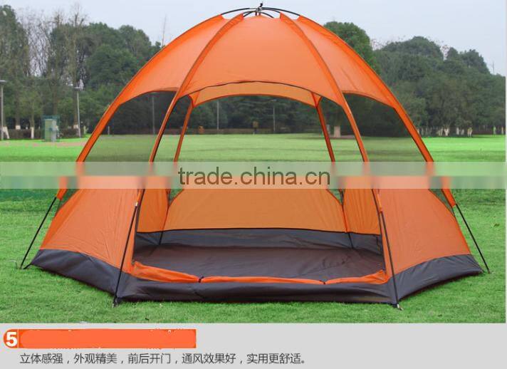 180T Silver Plaster Waterproof Flame Retardant Camping Tent