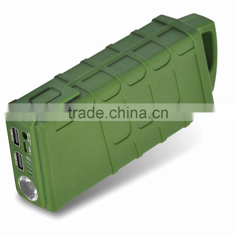 Built In 10000mAh 37WH Power Bank Car Portable Jump Starter