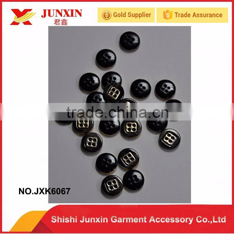 Beautiful plating corlorful button with letter engraved