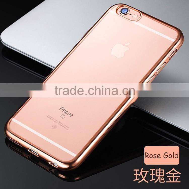 Cheap Price Electroplating TPU Case for iPhone 6 6S Back Case Cover
