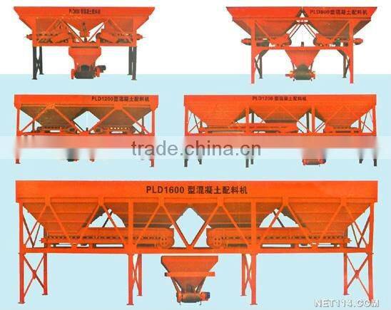 800L bin x 4 concrete batch machine