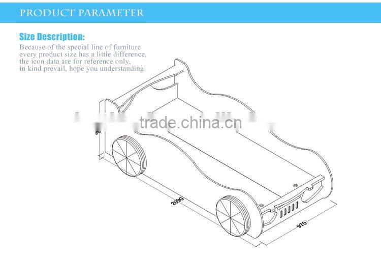 TC1# single beds/kids car shape bed for children