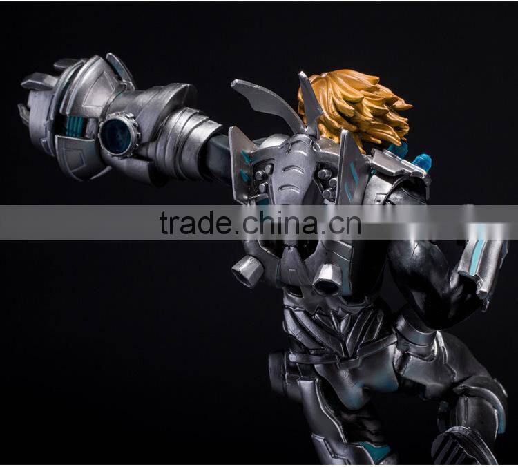 league of legends Pulsef Prodigal Explorer Future Warrior army Ezreal figure Customize game lol plastic pvc collection oem odm