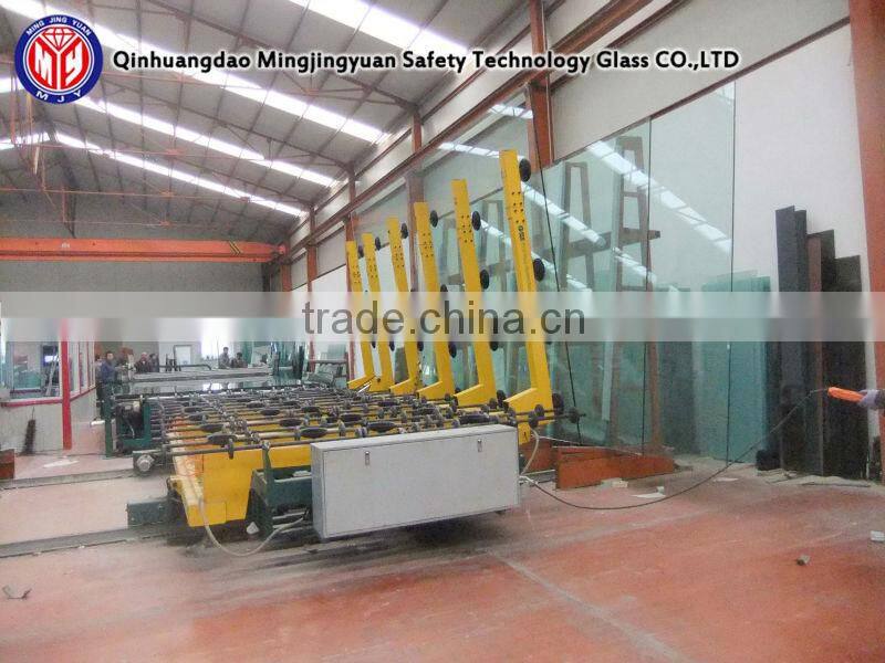 Construction of toughened glass