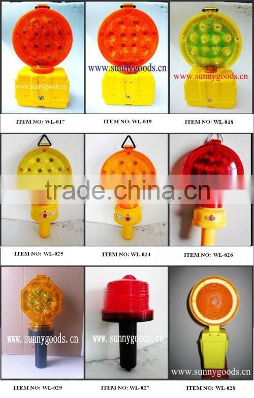 2pcs leds road safety battery operated blinking lights