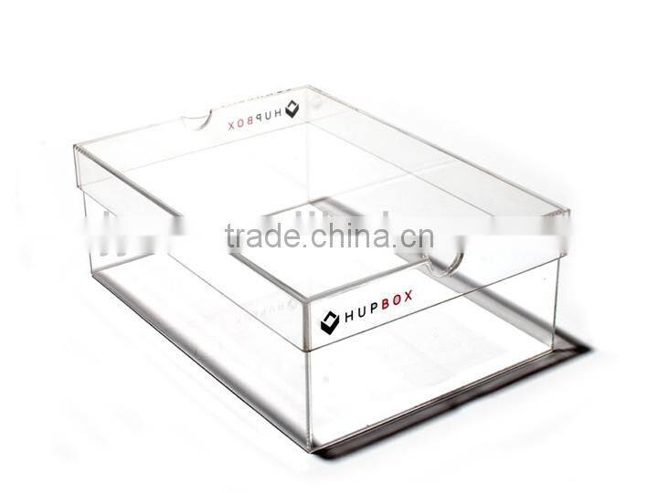 2015 new arrival clear acrylic sneaker box showcase