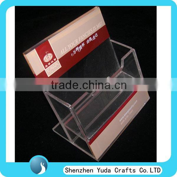 Single pocket clear brochure holder acrylic brochure holder wholesale