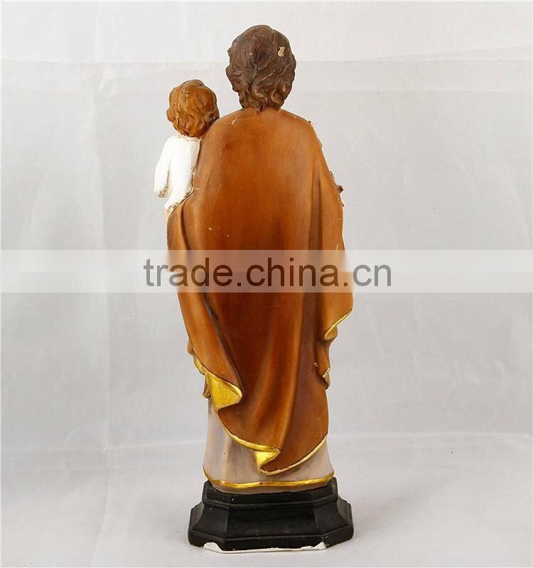 ST. JOSEPH & CHILD JESUS STATUE Adheseive For Car Dashboard