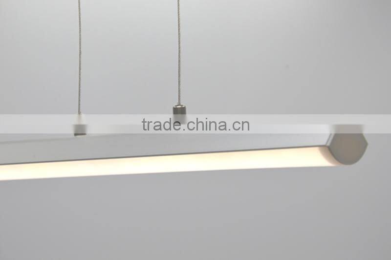 LED Aluminum Profile for Corner and Pendant Light with Suspension Wire