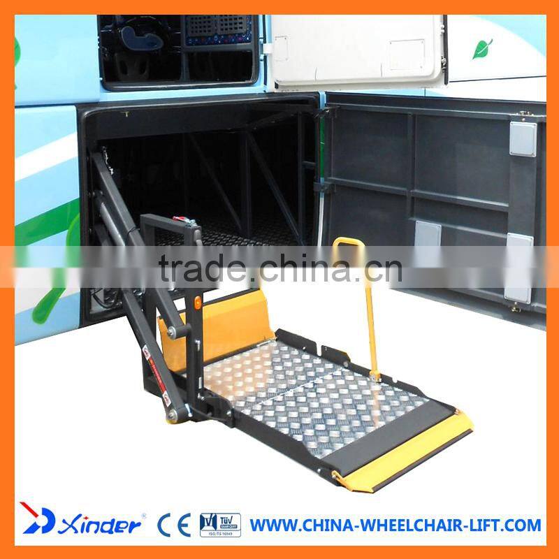 WL-T Rotating Electric Hydraulic Coach Wheelchair Lift for Tourist Bus