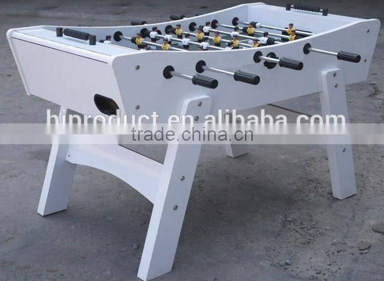 adults wooden homeuse indoor fuseball game table with 8grips