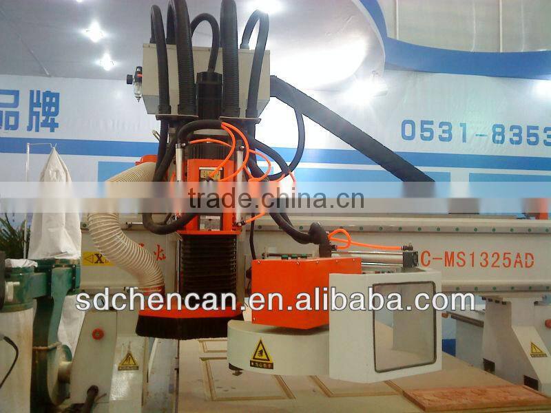 automatic tool changing cnc machine in wood router with ISO 30 spindle CC-MS1325AD