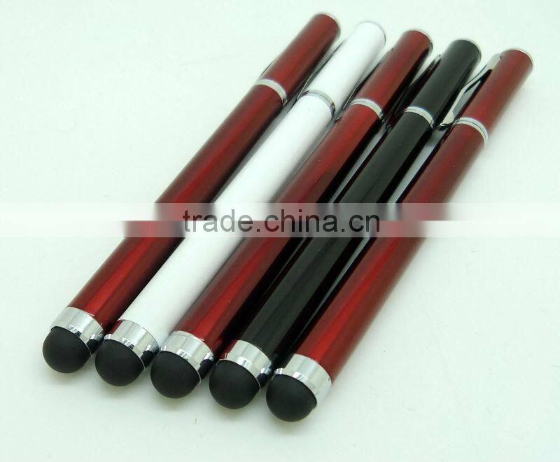 SC002 Elegant metal pen of ball pen ballpoint pen 2in1 Touch Screen Stylus can make your logo for promotion gift 3colors
