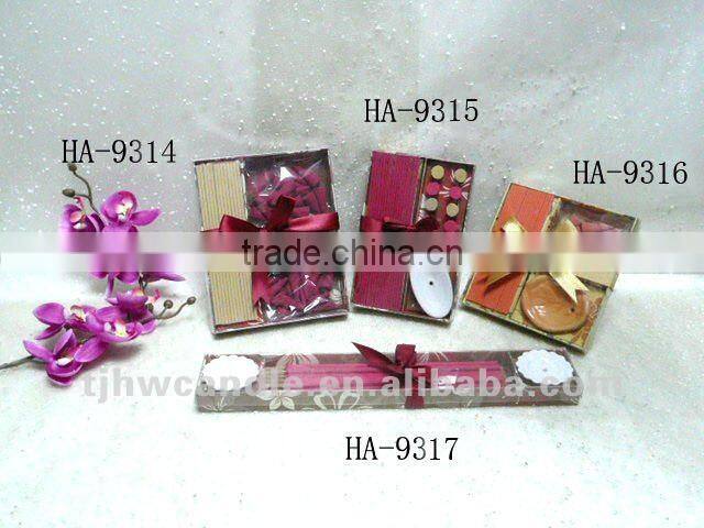 incense stick with ceramic incense holder gift set