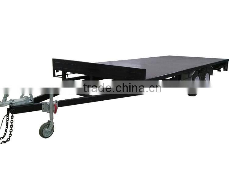 CE approved heavy loading car trailer with no power