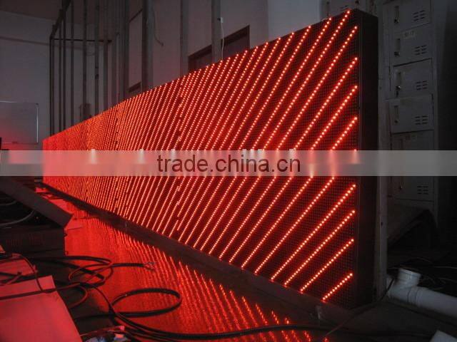 pixel 12, 14, 16, 20, 22, 25, 31.25mm RED LED text screen display
