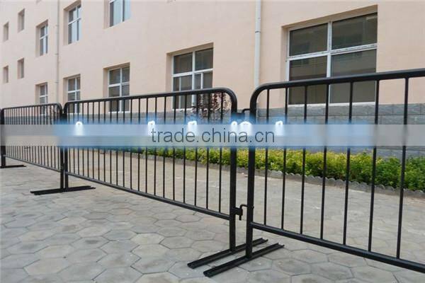 Security crowd control barrier fence/color coated temporary barrier fence