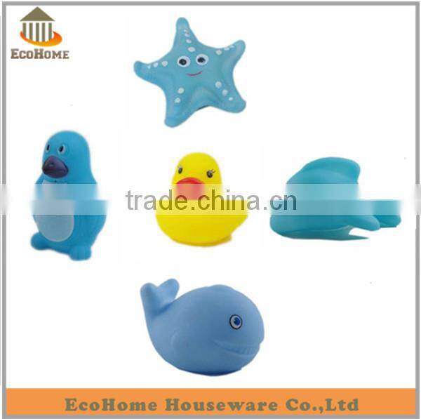 blue baby bath toy organizer with strong suction cup