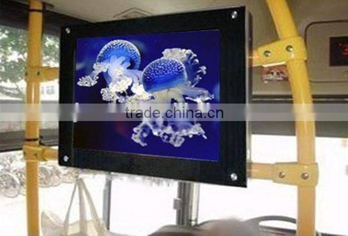 Hot 22 inch Wireless indoor bus lcd advertising screen tv monitor support wifi 3g for bus advertising