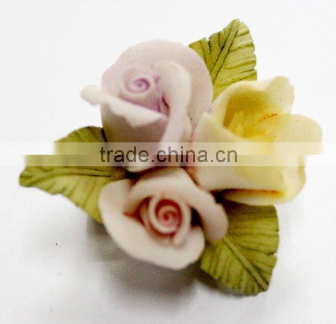 decorative artificial flower brooches