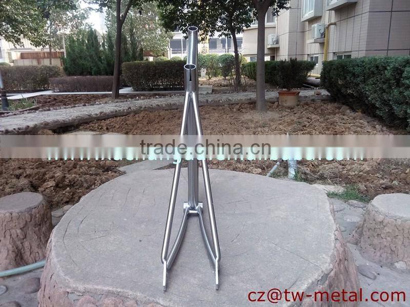 2016 fashionable Titanium track bike frame customized titanium bicycle part