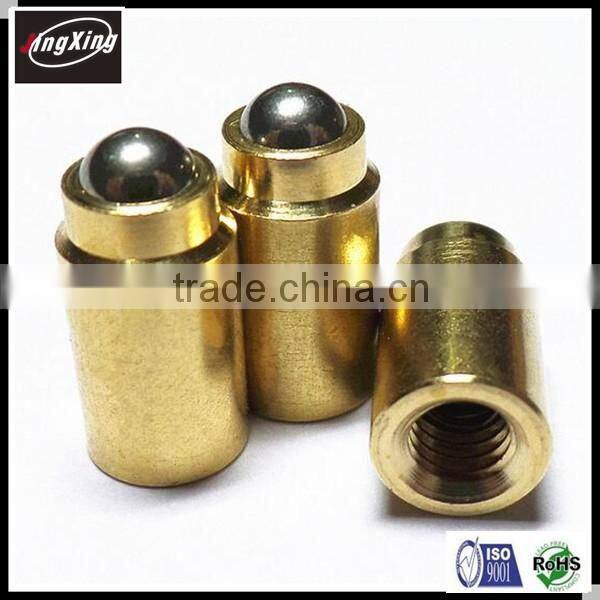 brass housing double headed spring plunger