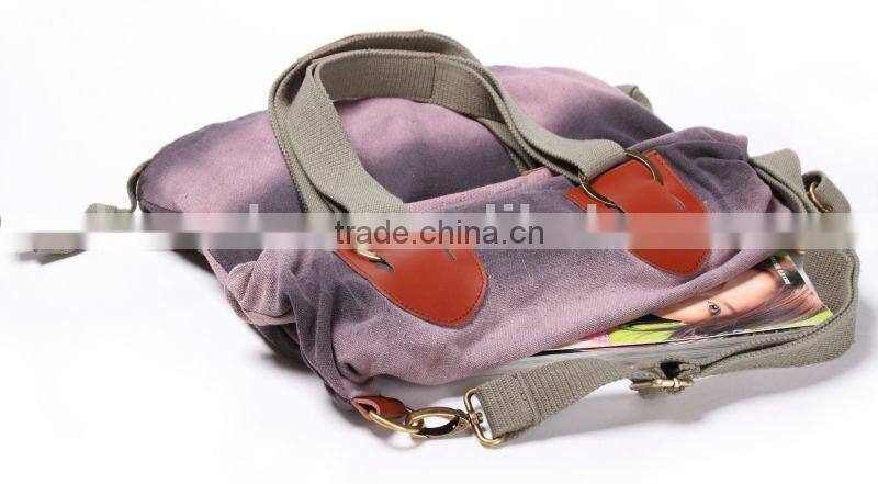 Hot Sell Special Striped Colors Canvas Bag handbags
