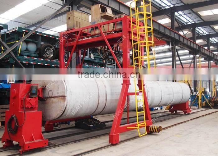 TITAN 3 axles Heated asphalt bitumen transportation Insulated tankers