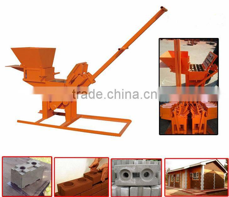 manual interlocking clay brick making machine price for sale