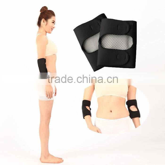 2015 New Product Sports Adjustable Neoprene Elbow Support Brace magnetic tourmaline heated Arm Sleeve wraps for elbow pain relie